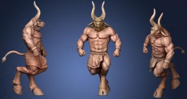 3D model Minotaur Sculpt (STL)